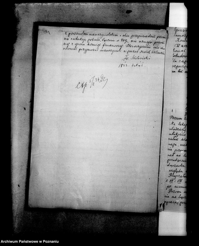 Obraz 8 z jednostki "Prywatne Gimnazjum Koedukacyjne Stowarzyszenie Przyjaciół Szkoły Średniej w Koninie [sprawozdania powizytacyjne]"