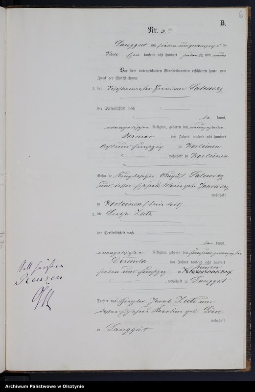image.from.unit.number "Heiraths-Neben-Register Nr 1 - 8"