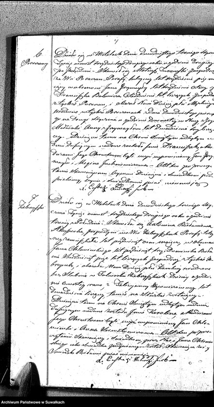 image.from.unit.number "Duplikat Aktów Urodzonych, Małżeństw i Umarłych Parafii Metelskiey z Roku 1832"