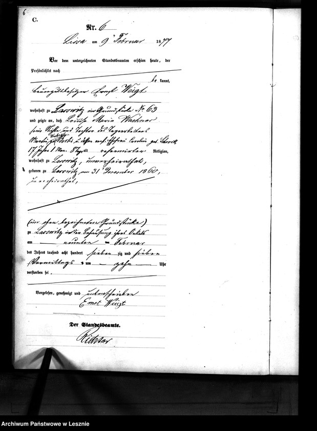 Obraz 9 z jednostki "[Księga zgonów - wieś]"