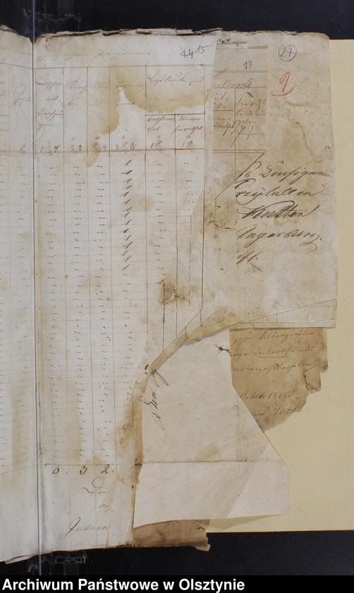 image.from.unit.number "General-Nachweisung der Personaldezemspflichtigen im Kirchspiel 1840/1841 Rechnungsbelege 1838-1844"