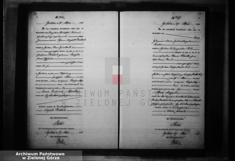 image.from.unit.number "Geburts-Neben-Register, Band II von No 405 bis No 798"