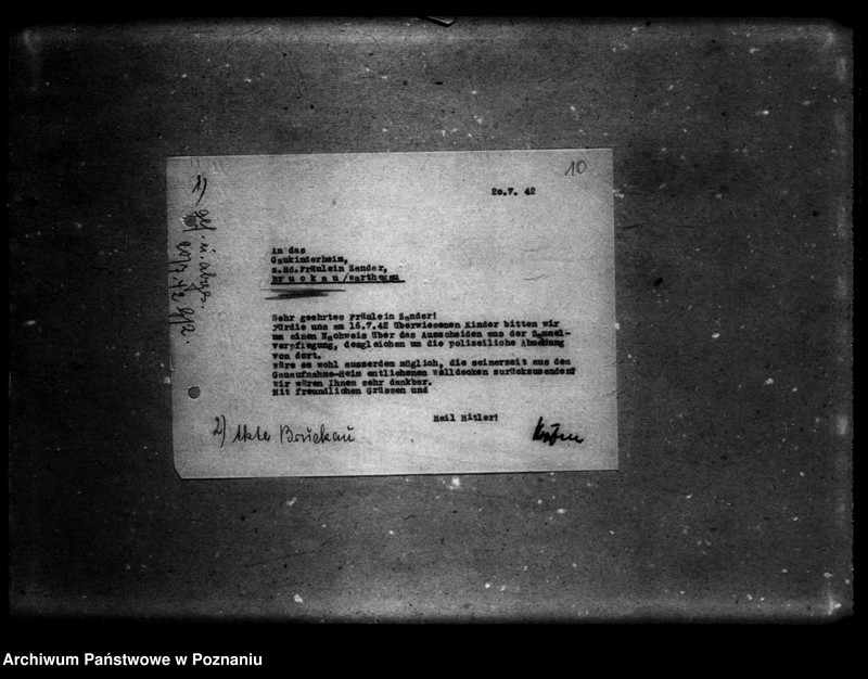 Obraz 14 z jednostki "Schriftwechsel mit anderen. [Korespondencja z innymi zakładami opiekuńczymi]."