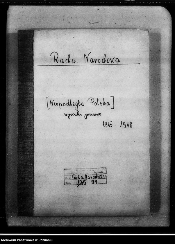 image.from.unit.number "Niepodległa Polska [wycinki prasowe]"