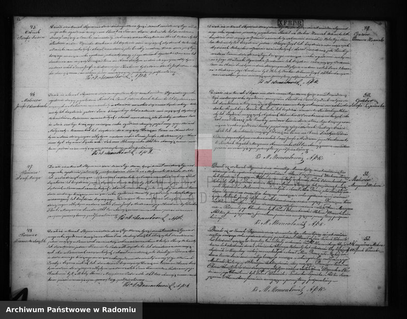 Obraz 9 z jednostki "[Akta Stanu Cywilnego wyznania rzymsko - katolickiego parafii] Kowala 1867 rok"