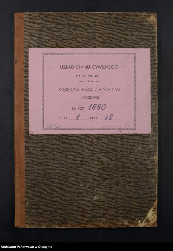 image.from.unit.number "Heiraths-Neben-Register Nr 1 - 28"