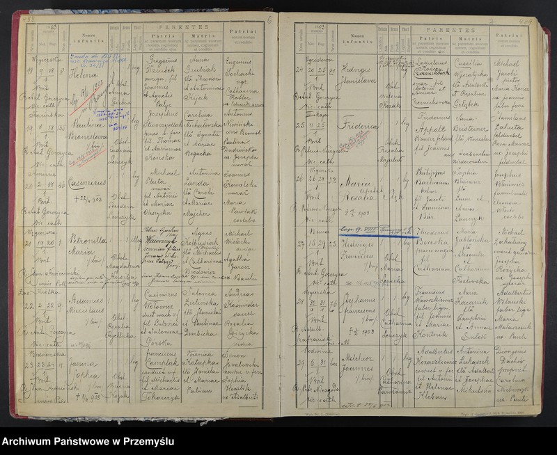 Obraz 8 z jednostki "Księga urodzeń Zasanie"