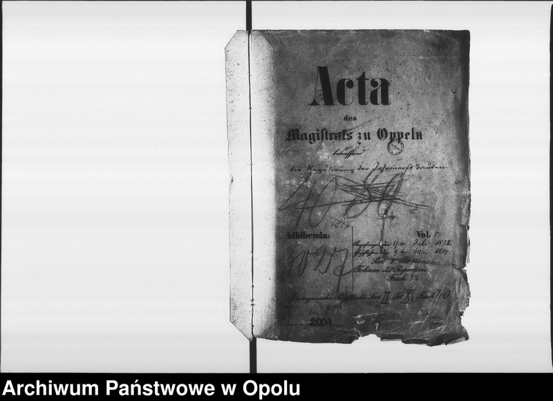 Obraz 4 z jednostki "Acta des Magistrats zu Oppeln betreffend die Regulirung der Jahrmarkt Bauden. Vol. I"