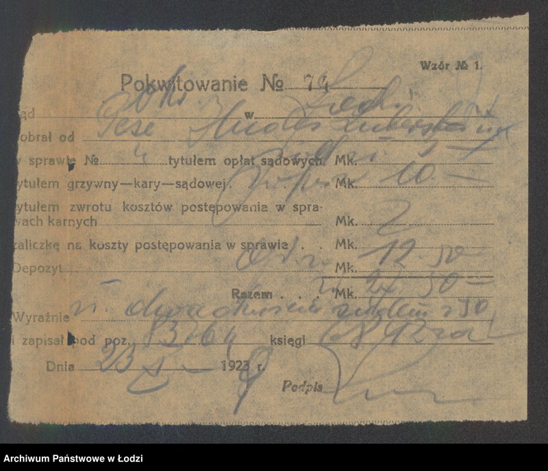 Obraz 4 z jednostki "Pessa Hudes Lubersztajn - sklep spożywczy i tytoniowy"