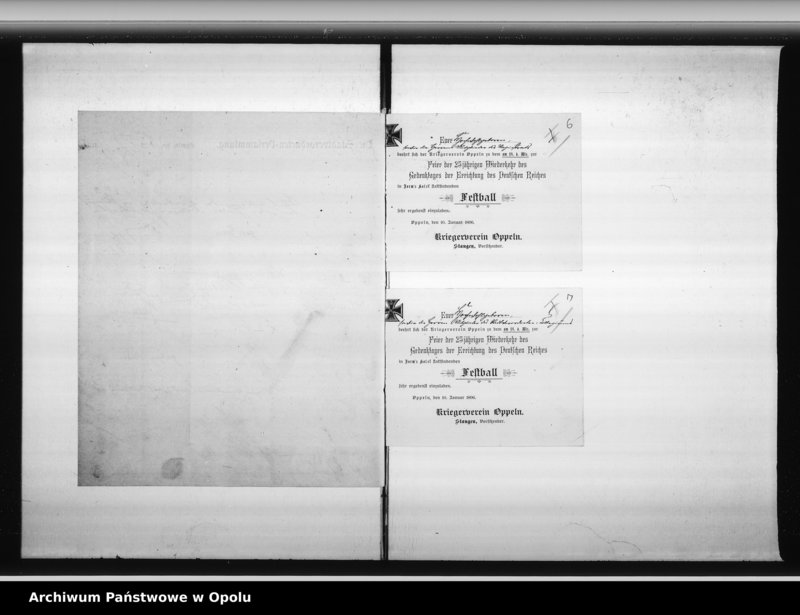 Obraz 10 z jednostki "Acta des Magistrats zu Oppeln betreffend 25 jährige Jubelfeier der Errichtung des deutschen Reiches"