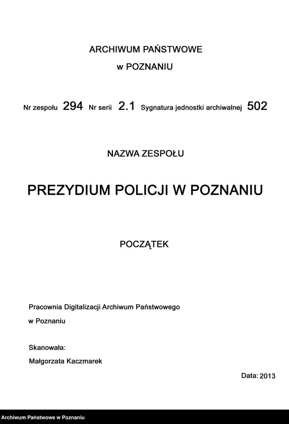 Obraz 3 z jednostki "Sammlung von politischen Nachrichten aus polnischen Druckschriften. 1852"