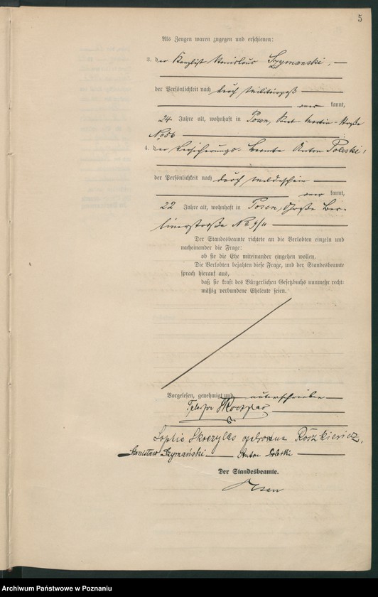 Obraz 7 z jednostki "Księga miejscowa małżeństw tom III [Rejestr główny małżeństw]"