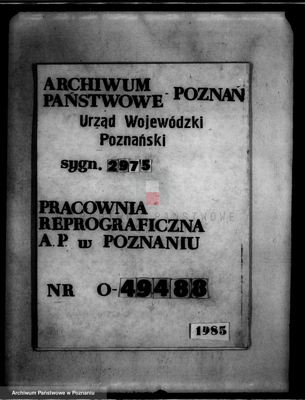 Obraz 1 z jednostki "Rejestr pomiarowy wyłączeń z art. 4 i 5 ustawy o reformie rolnej z majątku Kosztowo powiatu wyrzyskiego"