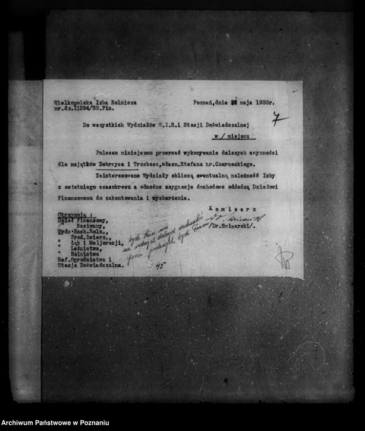 Obraz 11 z jednostki "/Majętność leśna Bugaj / powiat krotoszyński"