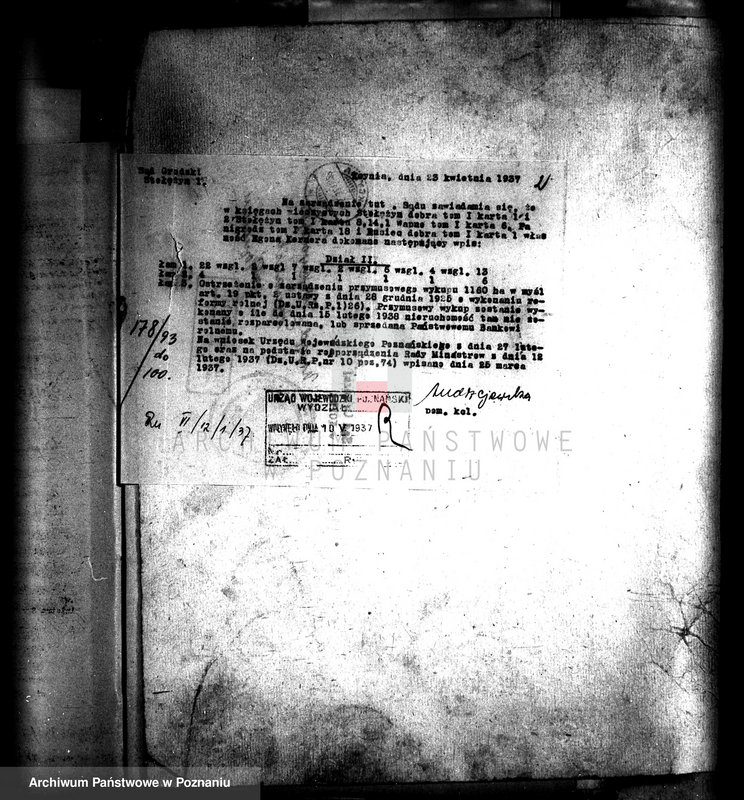 Obraz 6 z jednostki "Przymusowy wykup majątków: Stołężyn, Wapno, Panigródz i Rusiec powiatu wągrowieckiego i żnińskiego"