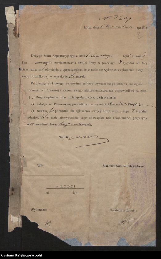 Obraz 4 z jednostki "Lejzer Silberschatz - sprzedaż towarów manufakturowych"