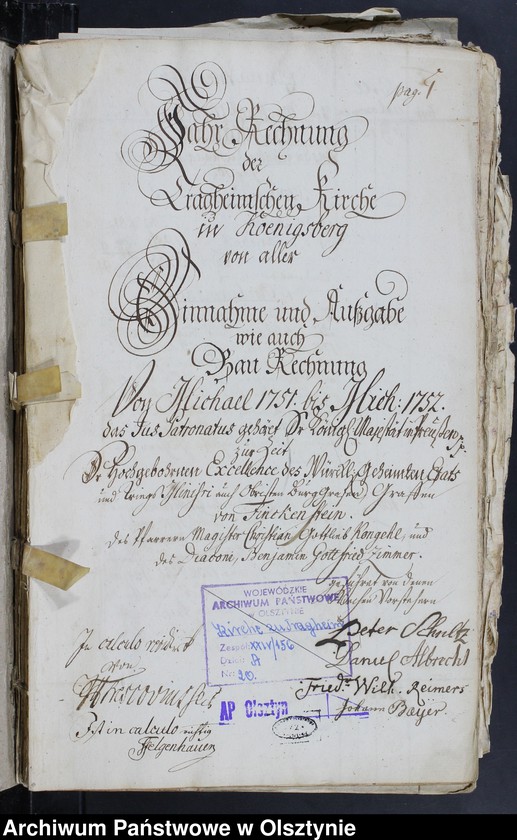 image.from.unit.number "Jahr-Rechnung Einnahme und Ausgabe wie auch Bau-Rechnung"