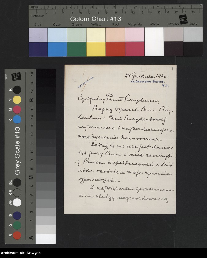 image.from.unit.number "Ciechanowski Jan (dyplomata); Załączniki: a) umowa J. Ciechanowskiego i odpowiedź prez. C. Codige