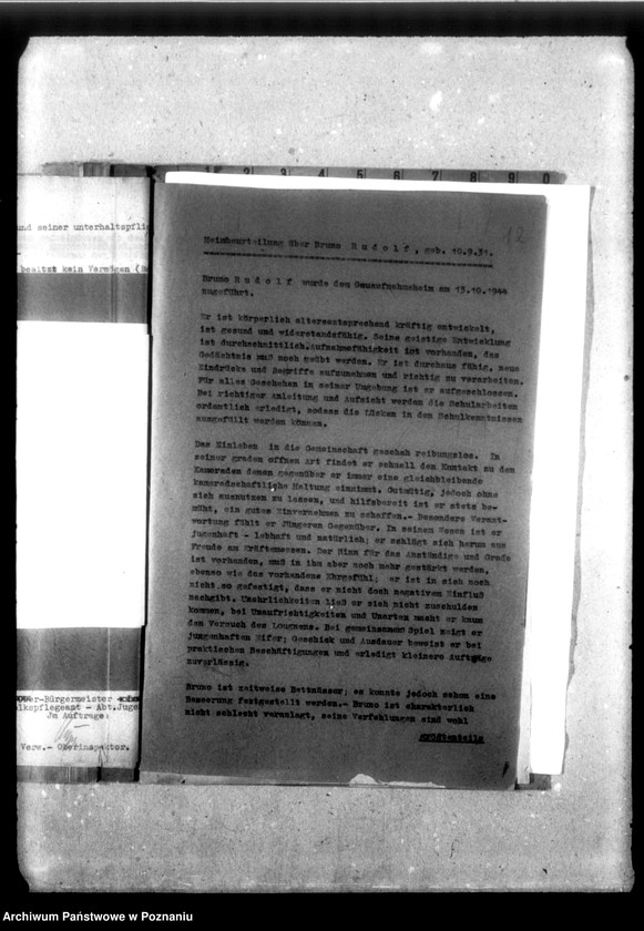 Obraz 16 z jednostki "[Akta personalne wychowanka Bruna Rudolfa, ur. 10 IX 1931]."