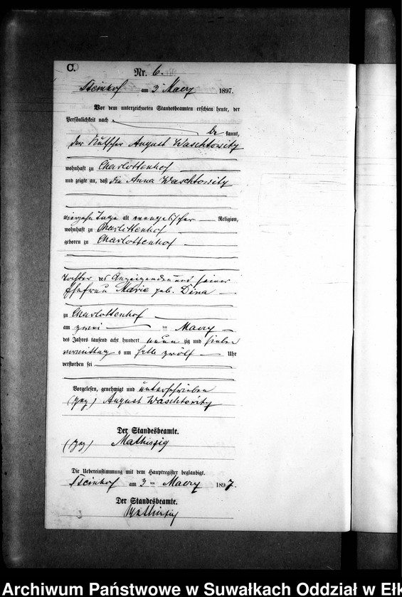 image.from.unit.number "Sterbe-Neben-Register des Preussischen Standes-Amtes Gr. Strengeln Kreis Angerburg"