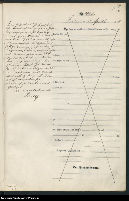 Obraz 14 z jednostki "Księga zgonów t. II"