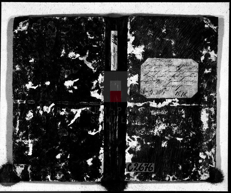 image.from.unit.number "Księga urzędnika stanu cywilnego gmniny suwalskiey zawierająca w sobie akta zejścia od dnia 1-go stycznia 1818 r-u do dnia tegoż 1819"