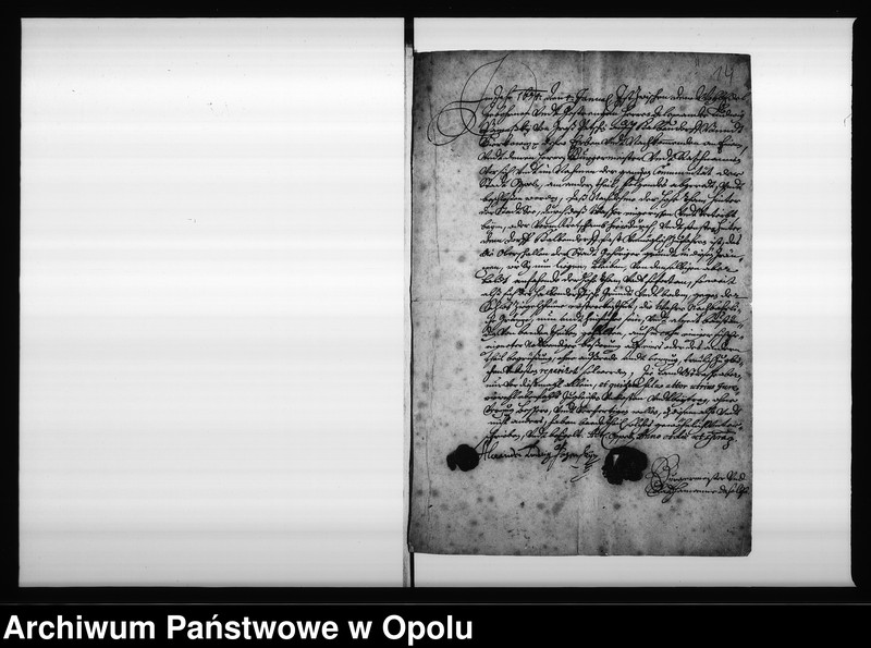 Obraz 14 z jednostki "Acta betreffend der Reparatur der kleinen Brücke beym Kretscham zu Halbendorff"