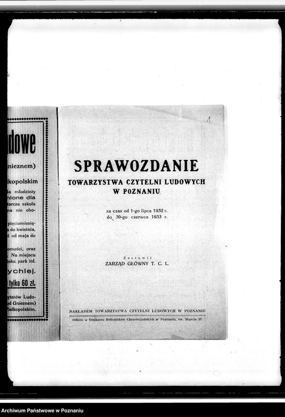 Obraz 5 z jednostki "Sprawozdanie Towarzystwa Czytelni Ludowych w Poznaniu"