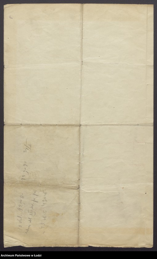 Obraz 11 z jednostki "Szymon Wajnberg, Mojsze – Icchok Wajnberg – wyrób towarów włokienniczych i skręcalni"