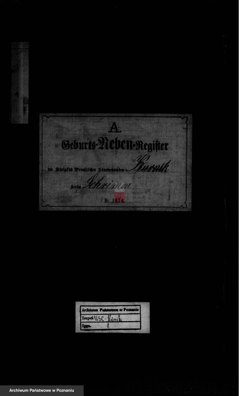 Obraz 1 z jednostki "Księga urodzeń"