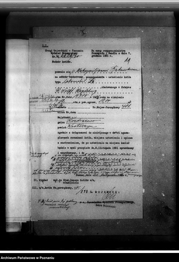 image.from.unit.number "Mleczarnia w Rozdrażewie pow. krotoszyński nr woj. kotła 481"
