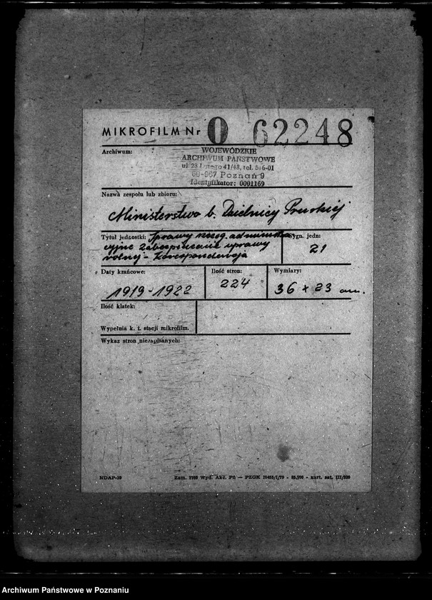 Obraz 2 z jednostki "Sprawy szczegółowo-administracyjne Zabezpieczenie uprawy rolnej - Korespondencja"