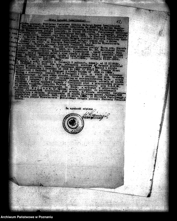 Obraz 16 z jednostki "Przymusowy wykup majątku ziemskiego Ląd na cele reformy rolnej"