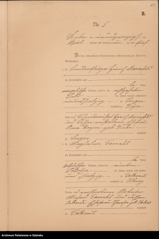 image.from.unit.number "Księga małżeństw"