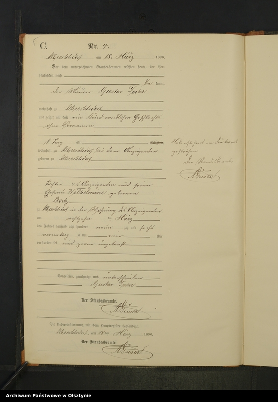 image.from.unit.number "Sterbe-Neben-Register Nr 1 - 23"