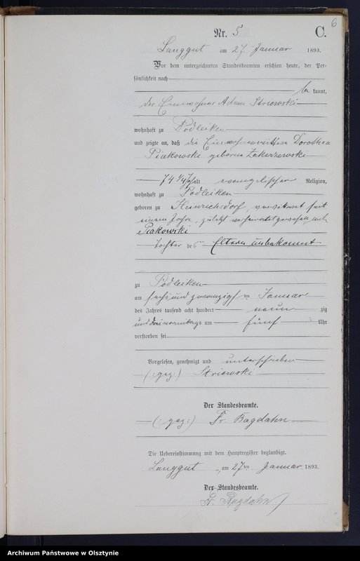 image.from.unit.number "Sterbe-Neben-Register Nr 1 - 36"