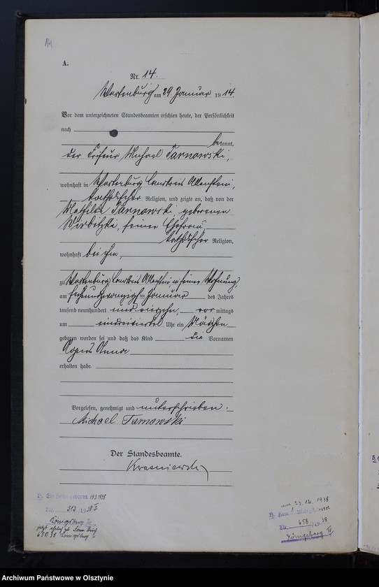 image.from.unit.number "Geburts-Haupt-Register Nr 1 - 153"