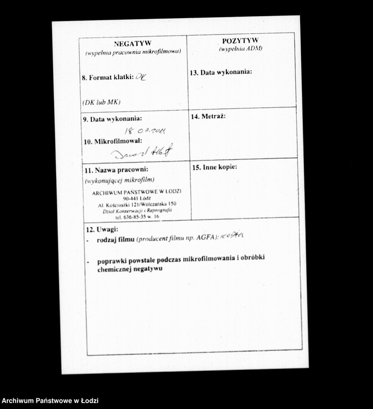 Obraz 3 z jednostki "Akta ławnika czynnego osady fabrycznej Łódka tyczące się defraudacji leśnych"