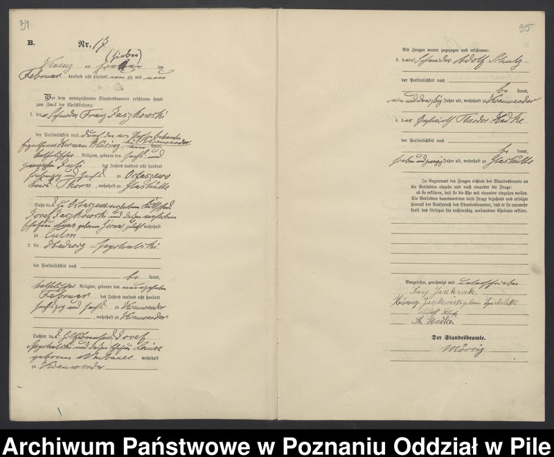 Obraz 20 z jednostki "Księga małżeństw"