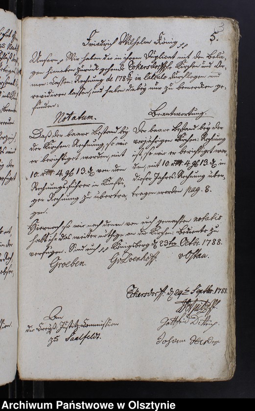 image.from.unit.number "Jahr Kirchen Rechnung aller Einnahme und Ausgabe, wie auch Bau-Rechnung"