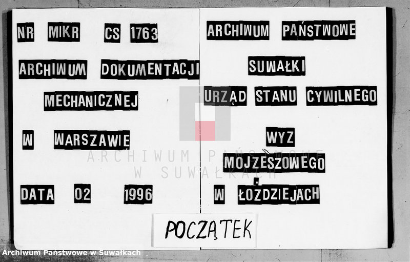 image.from.unit.number "Dokumenty knigam grażdanskogo sostojanija o brakosočetavšichsja evrejach po Lozdzejskomu Božničnomu Okrugu za 1910 god"