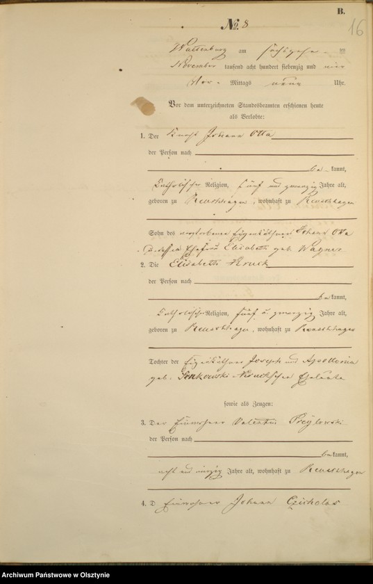 image.from.unit.number "Haupt-Heirats-Register Nr 1 - 13"