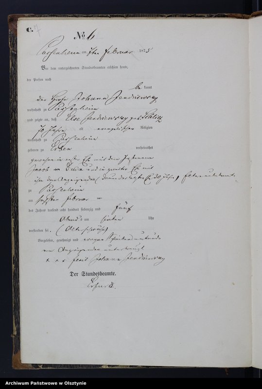 image.from.unit.number "Haupt-Sterbe-Register Nr 1 - 58"