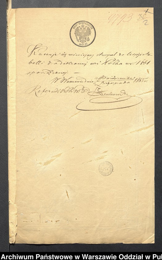 image.from.unit.number "O urządzaniu chłopów byłej rządowej wsi Polka, gm. Komorowo wchodzącej w skład prywatnej własności tejże nazwy podlegającej ziemianinowi Antoniego Zielińskiego"