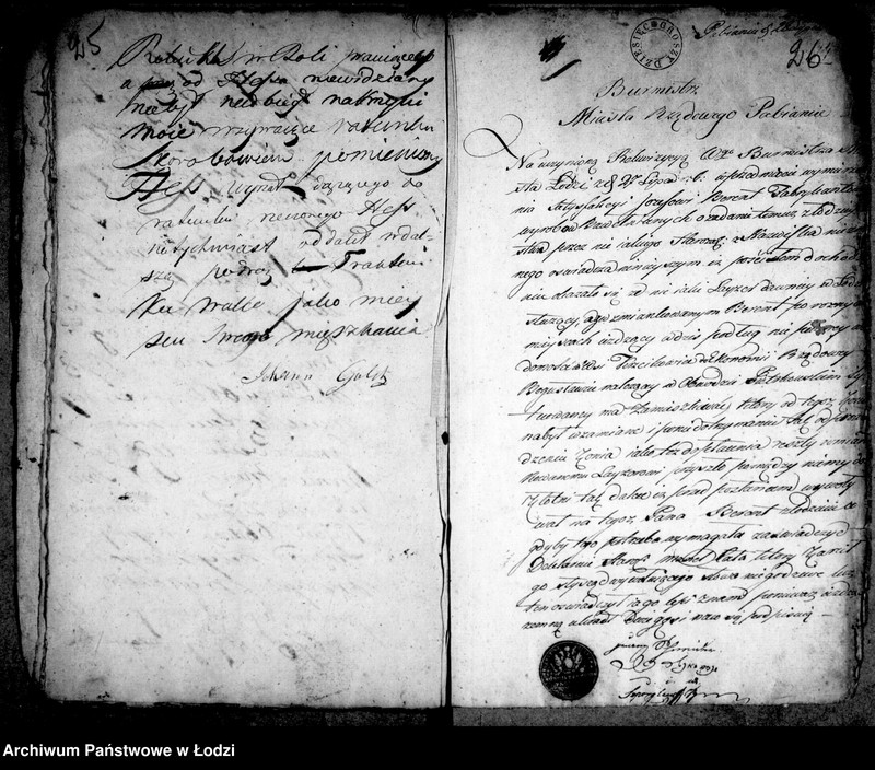 Obraz 19 z jednostki "Akta tyczące się rozmaitych zażaleń ze strony fabrykantów i zaszłej w tej mierze korespondencji"