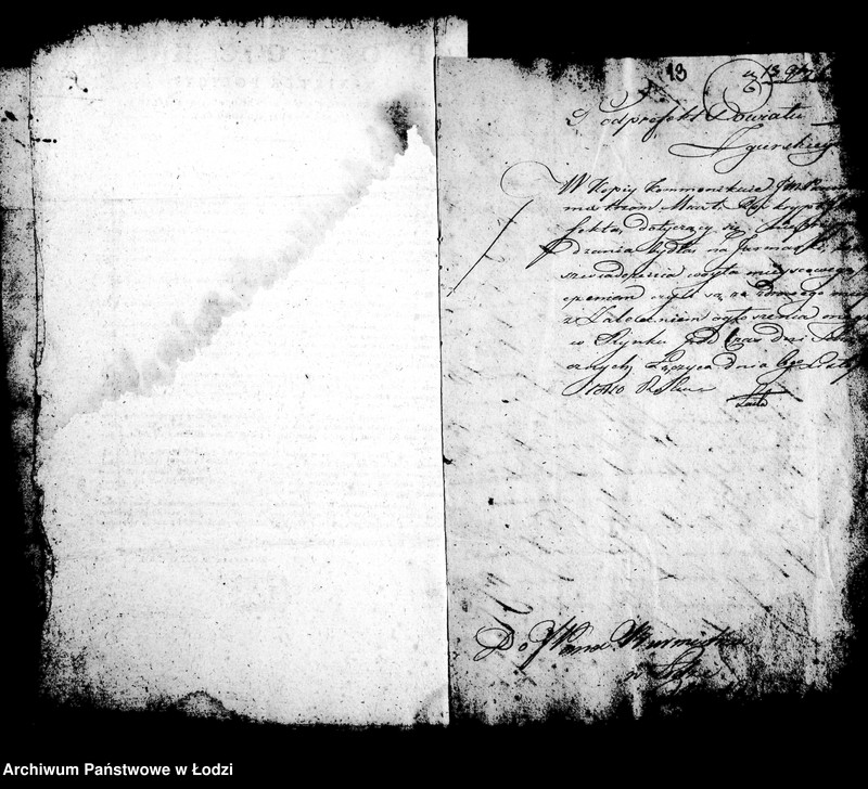 Obraz 15 z jednostki "Akta tyczące się urządzeń względem prowadzenia na jarmarki i sprzedawania bez zaświadczeń inwentarza i zaszłych korespondencji"