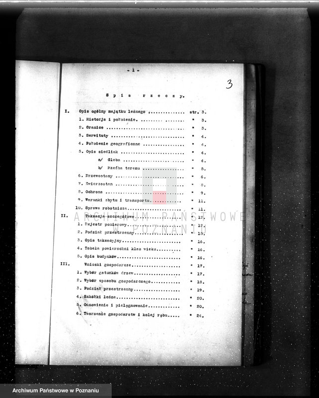 Obraz 7 z jednostki "Operat urządzeniowy lasów ordynacji Wróblewa Przem. Hr. Kwileckiego 1931-1941"
