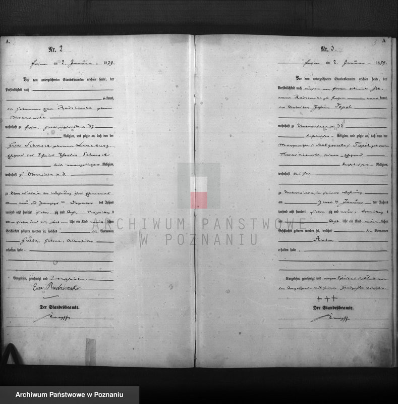 Obraz 3 z jednostki "Księga urodzeń t. I"