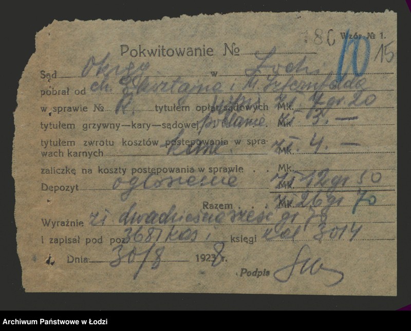 Obraz 17 z jednostki "Chaim Eksztein i s-ka - przędzalnia"