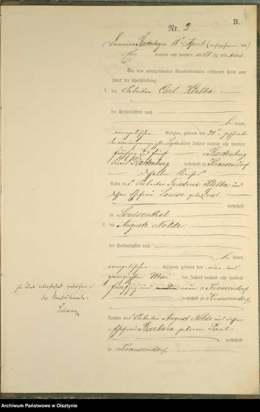 image.from.unit.number "Heiraths-Neben-Register Nr 1 - 11"